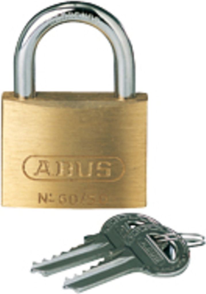 Abus Messing-Vorhangschloss, Serie 60, gleichschließend, Typ 60/40 20036