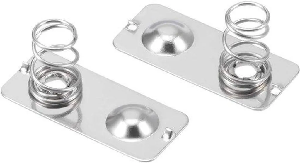 Contact de Pile AAA à Ressort en Plaque Étamée 21x9x0.3mm - 50 Pcs