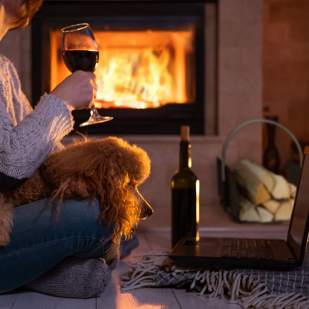 relaxdays Kaminholzkorb schwarz Produktbild 3