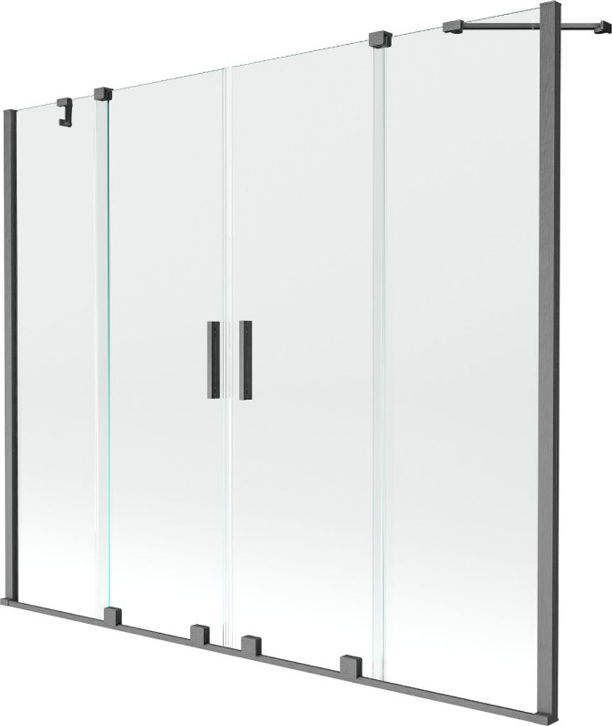 Mexen Velar Duo 2-Flügel-Badewannenwand Regulierbare 170 x Produktbild 
