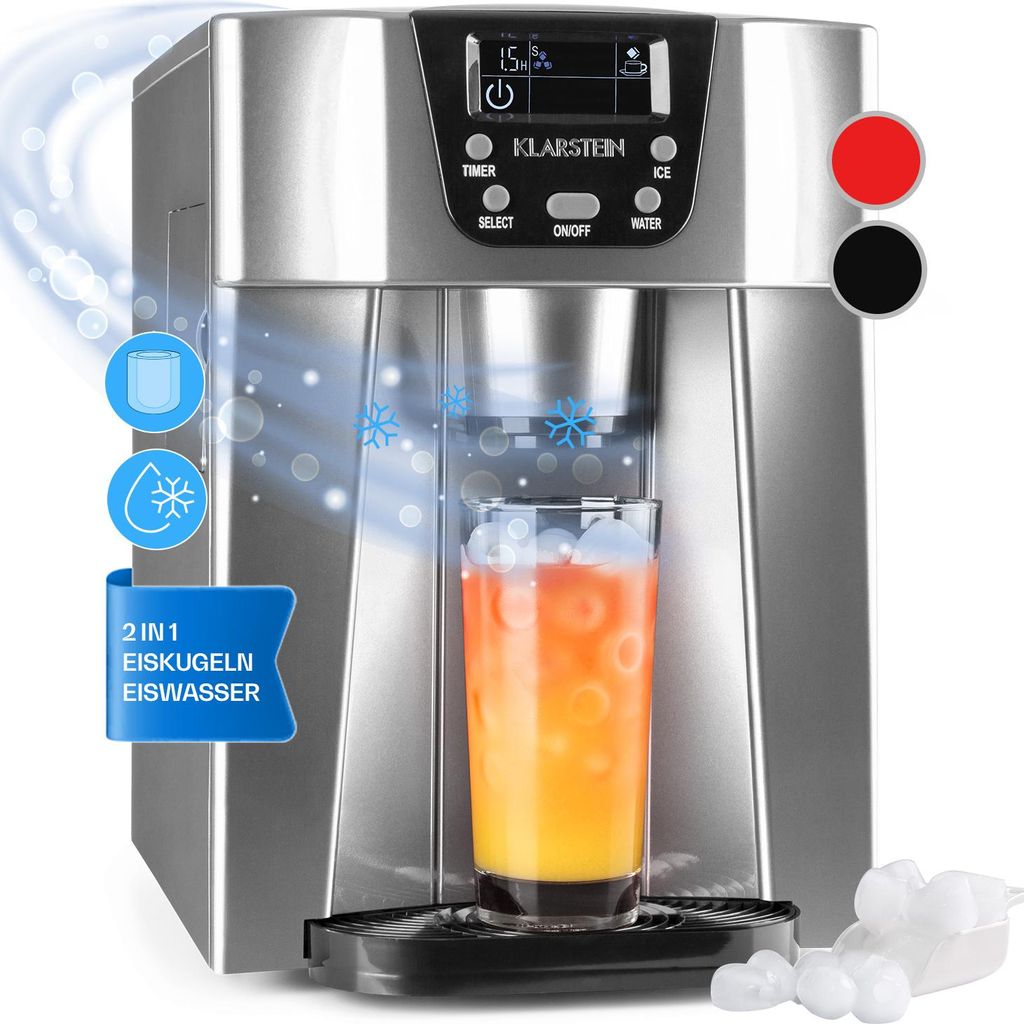 Klarstein Machine a Glacons pour la Maison, Capacité de 2L, Image du produit 