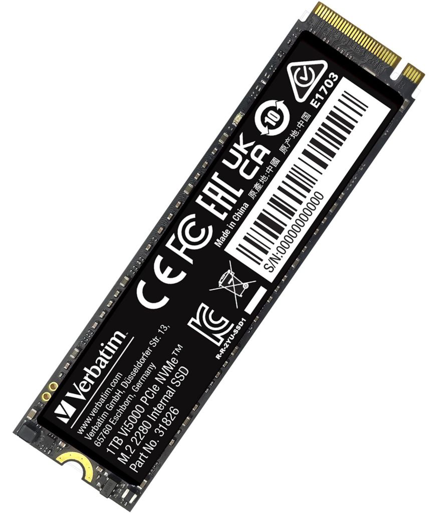 Verbatim Vi5000, 1 TB, M.2, 5000 MB/s Produktbild 