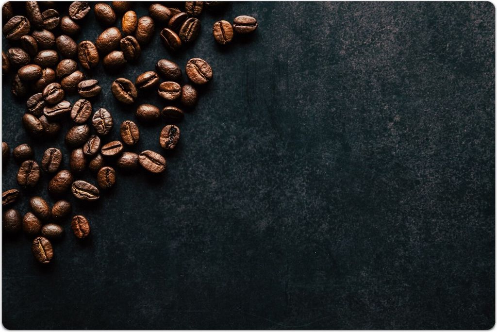 Küchenmatte 80x120 cm Vinylmatte Bodenmatte Dekoration - Kaffee Bohnen
