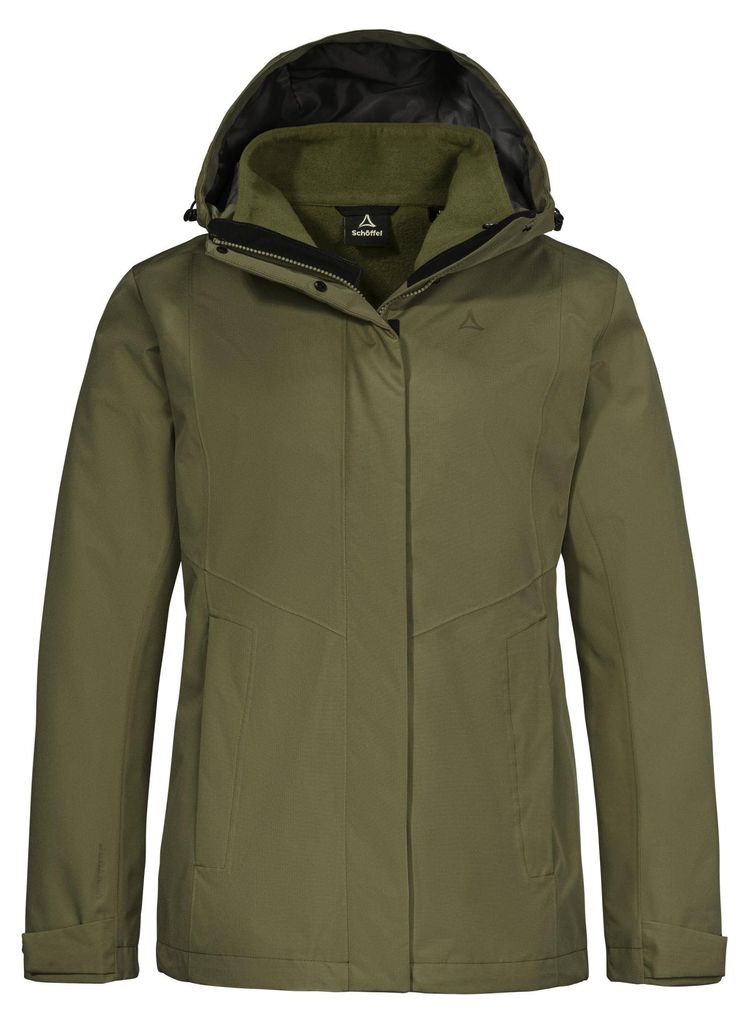 Schöffel Damen Doppeljacke Okere, Reißverschlusstaschen, Produktbild 