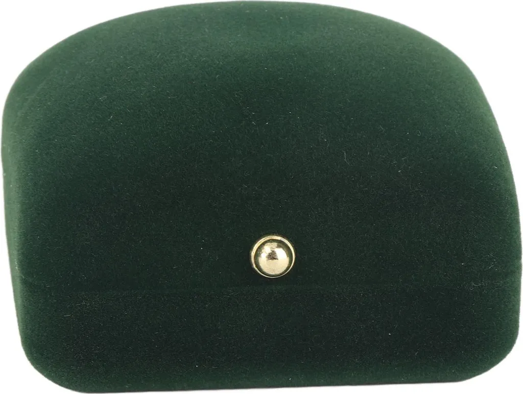 Velluto Portagioie Leggero Lusso Elegante Elegante Organizzatore per Compleanno Festa della Mamma San Valentino Orecchini Atrovirens