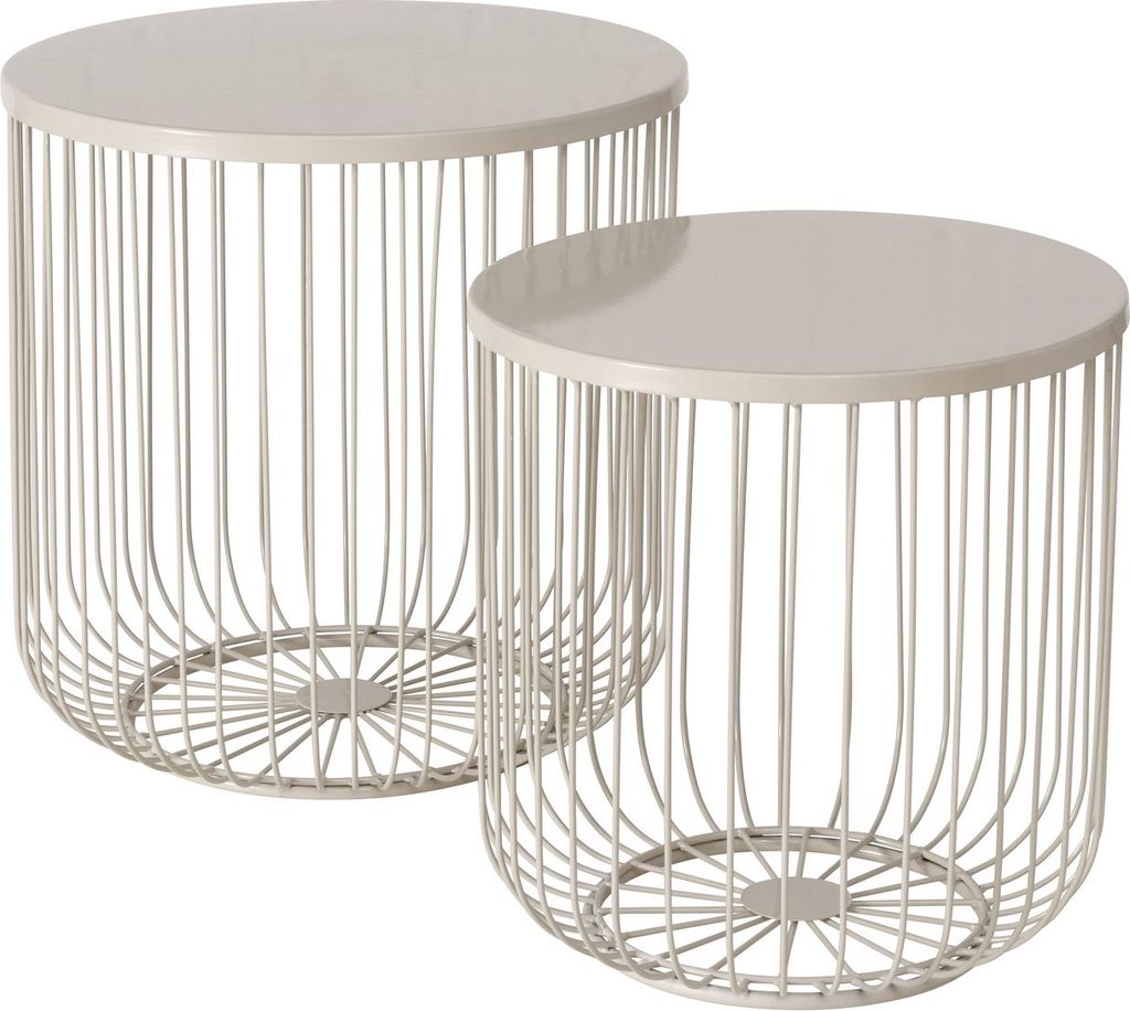 Metalltische, 41–47 cm, CINDY, 2er Set Produktbild 