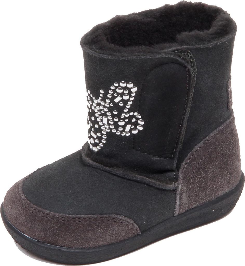F7262 stivale bimba Mädchen grau Baby FALCOTTO eco Pelz innen vintage Schuh Stiefel