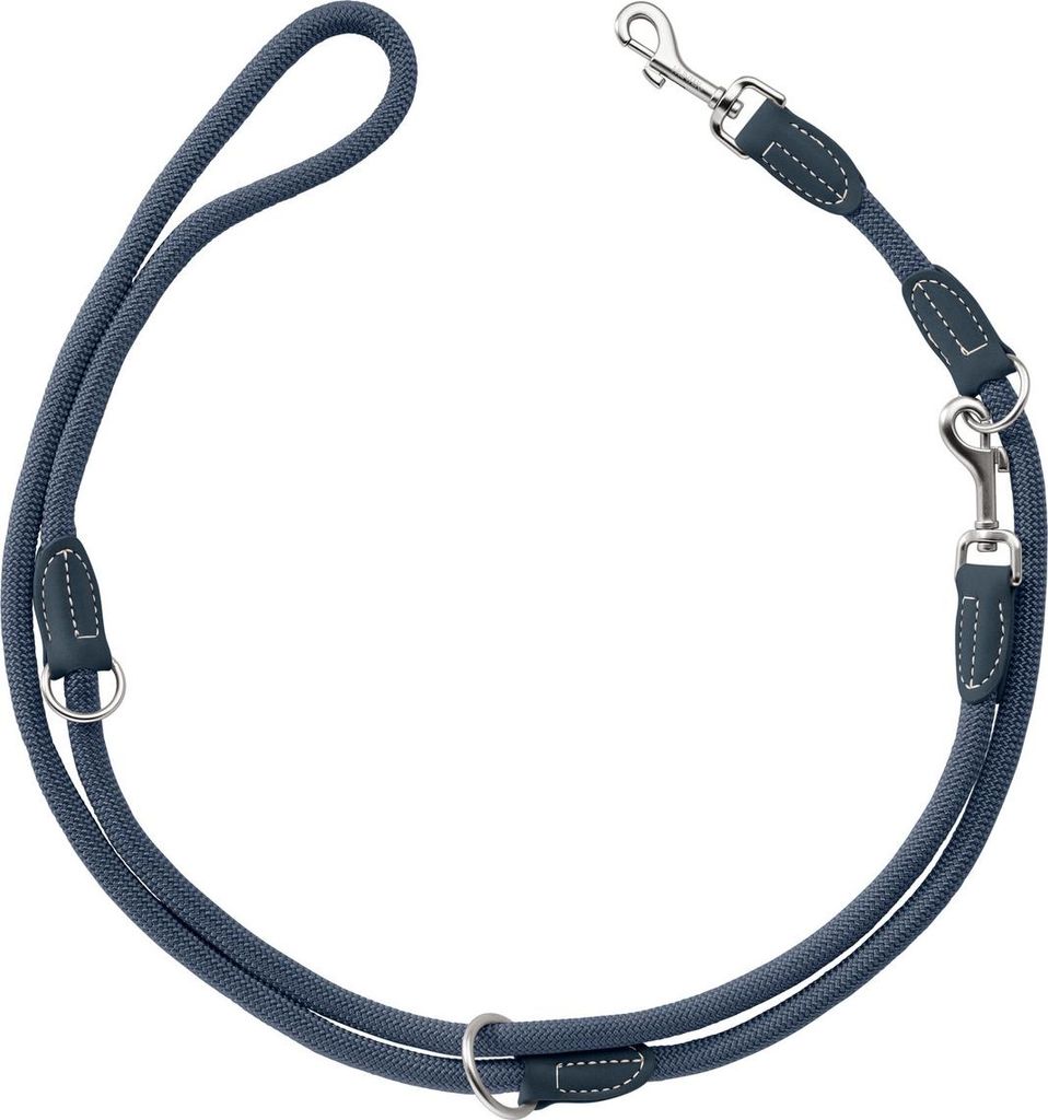 Hunter Verstellbare Führleine Malibu dunkelblau, Länge: max. 200 cm