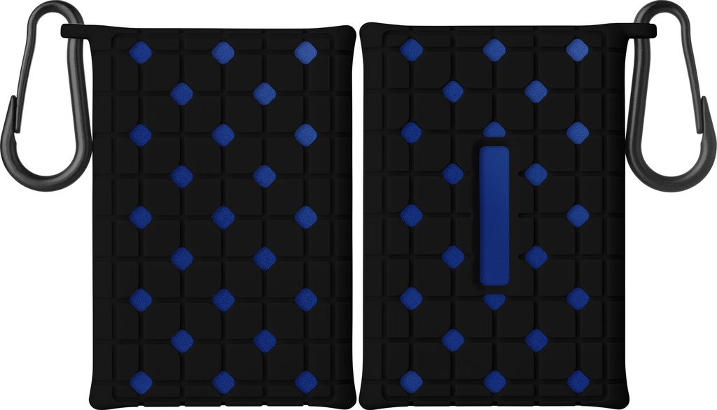 kwmobile Hülle kompatibel mit Samsung T7 Portable SSD Festplatte - Silikon Schutzhülle für portable SSD - in Schwarz