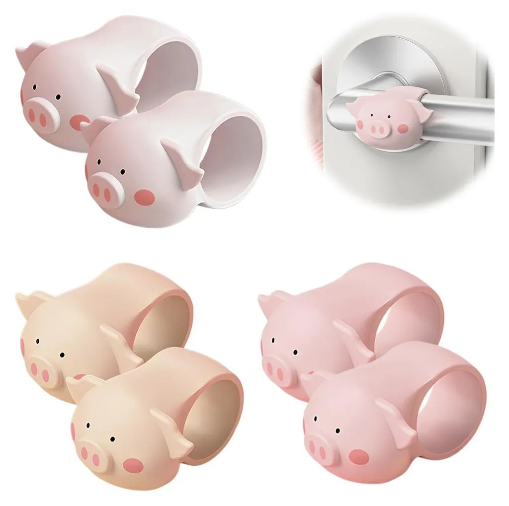 Lot de 6 protège-poignées en TPR souple et élastique pour porte et fenêtre