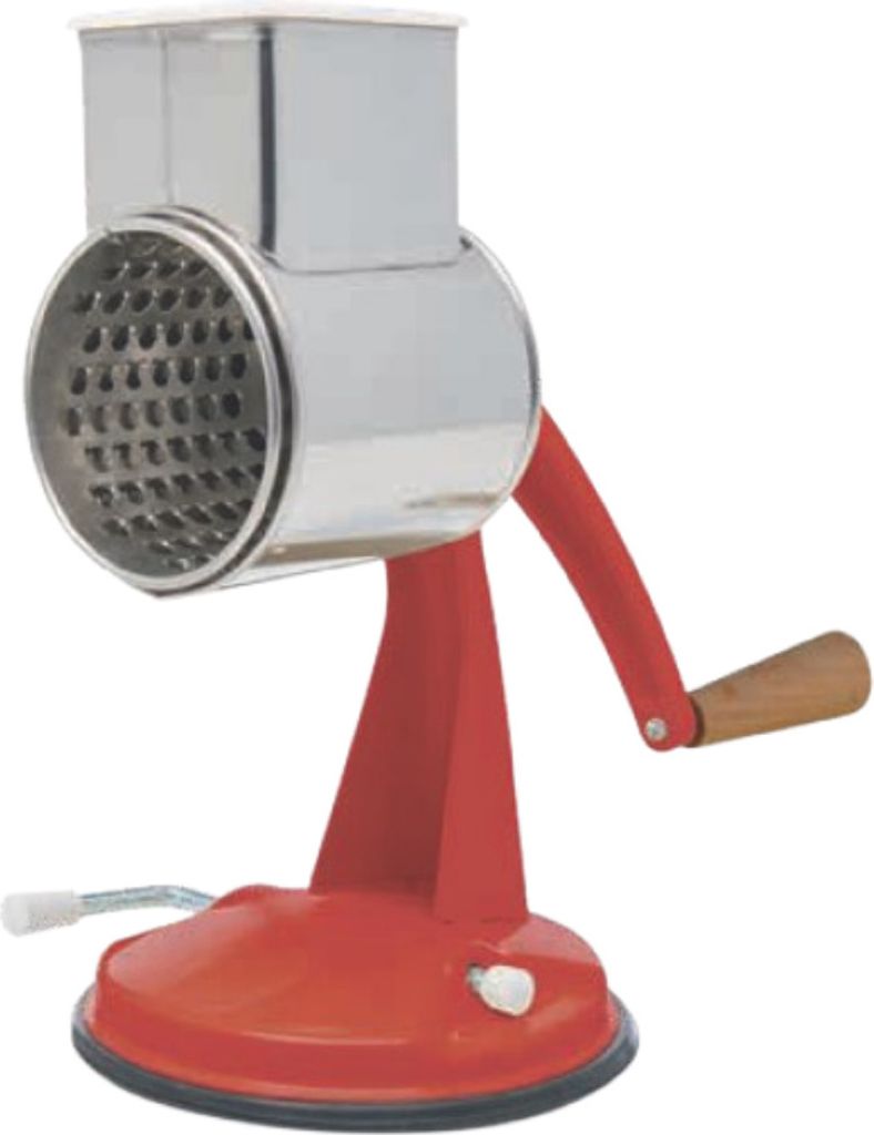 Jupiter 506014 Hand-Reibe rot lackiert mit Tischzwinge Produktbild 