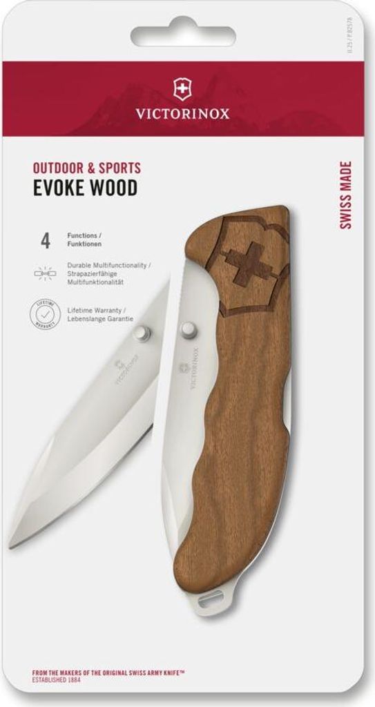 Victorinox Swiss Army Evoke Wood Blisterverpackung, braun