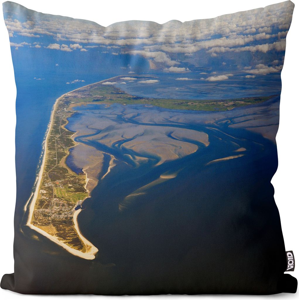 VOID Sylt Kissenbezug Kissenhülle Deko Polyester Dekoration Garten Dekokissen