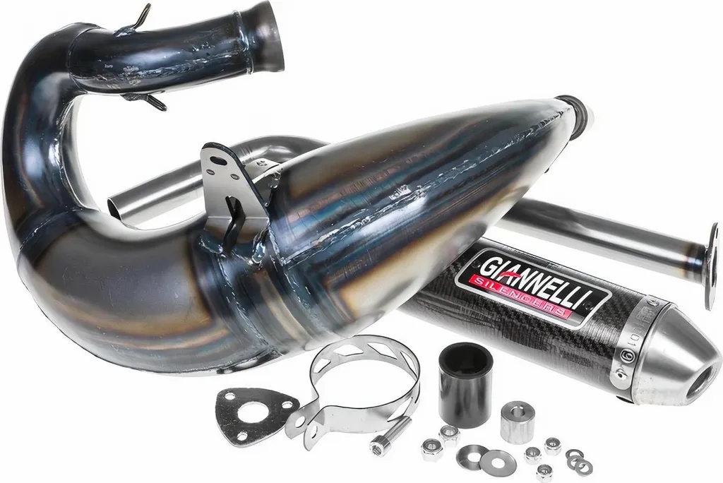Silencieux Carbone Giannelli Enduro Homologué pour Moto Aprilia MX 125