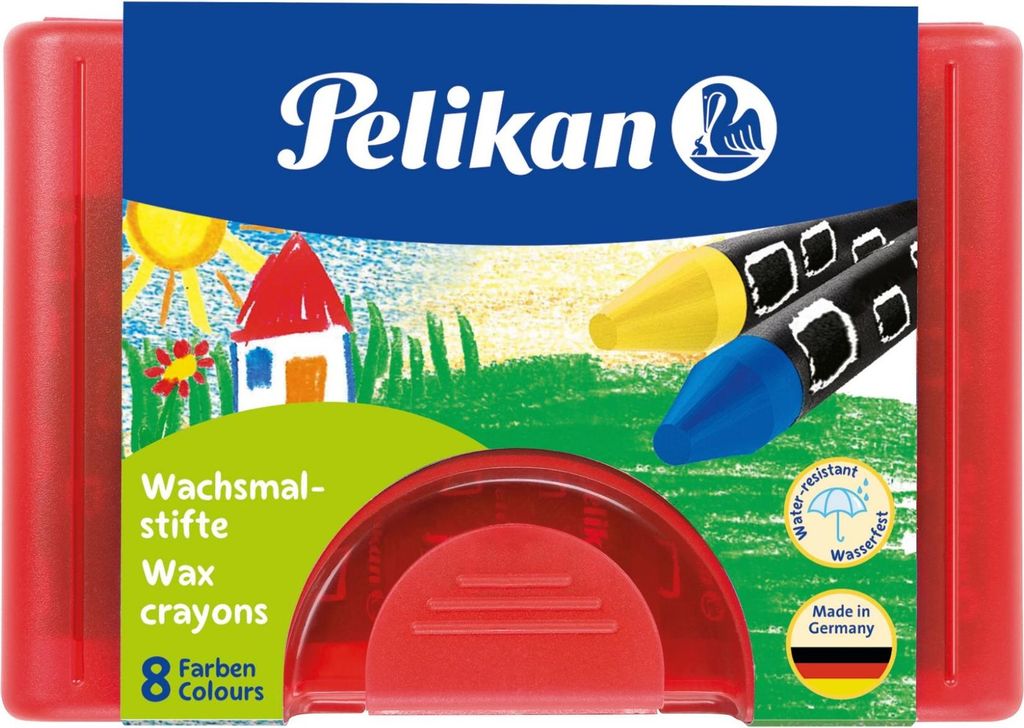 Pelikan 723148, 8 kusov, Čierna, Modrá, Hnedá, Zelená, Obrázok produktu 