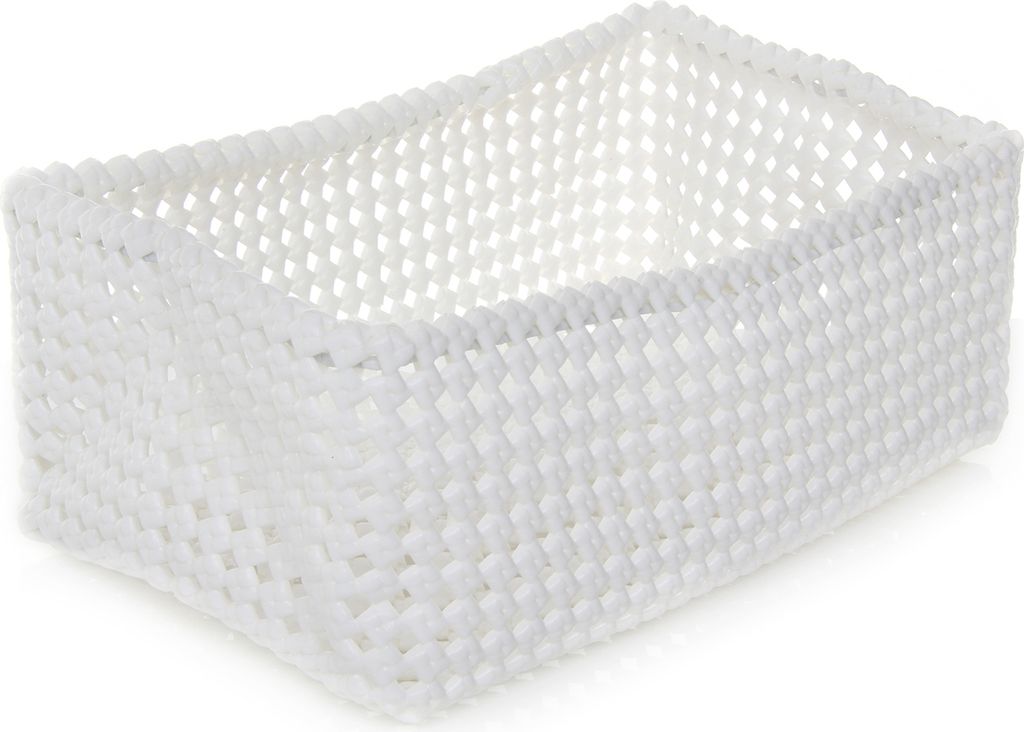 Flex Box Rechteck Basket, weiß, klein, 25x15x12cm Produktbild 