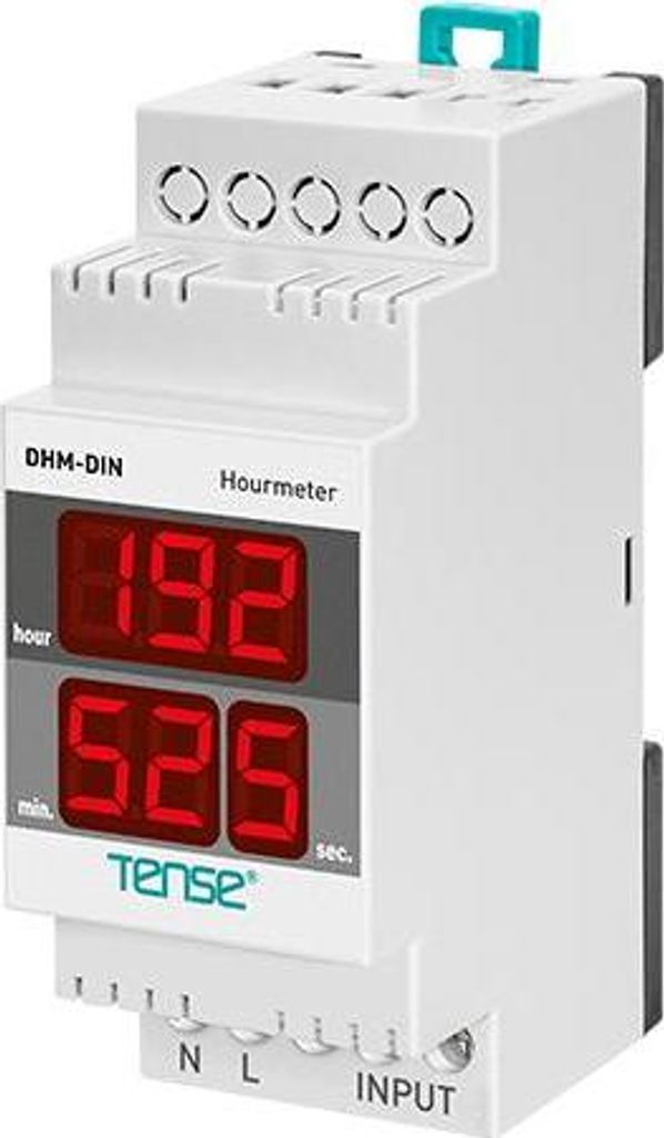 Tense DHM-DIN Digitální počítadlo provozních hodin pro Obrázek produktu 