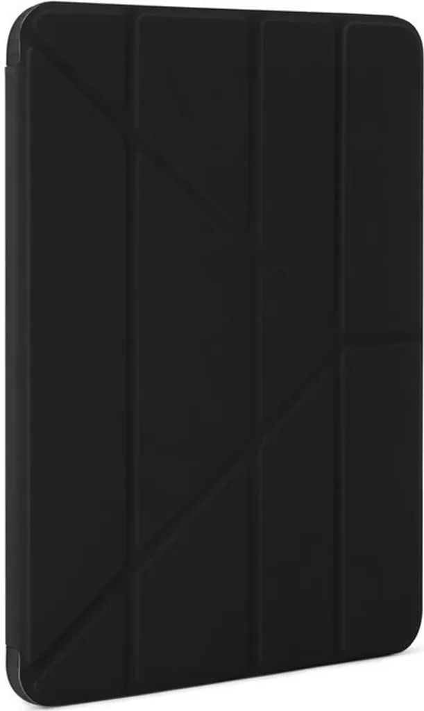 Housse iPad Pro 13 M4 Pipetto Origami No1 Etui de Protection Noir Intégral