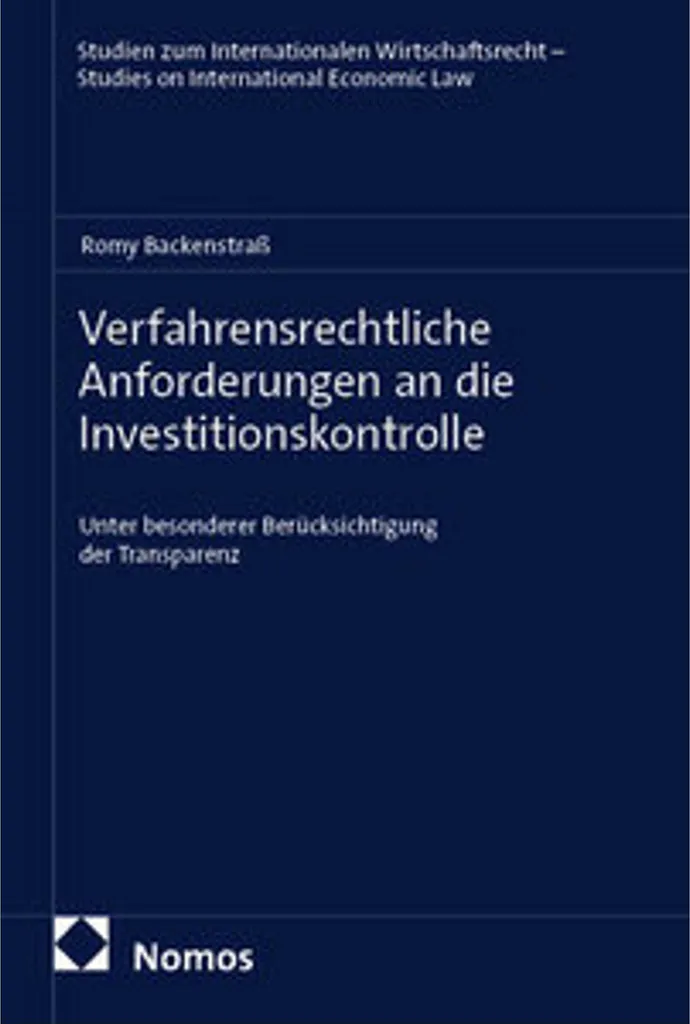 Droit du contrôle des investissements et exigences procédurales de l'UE