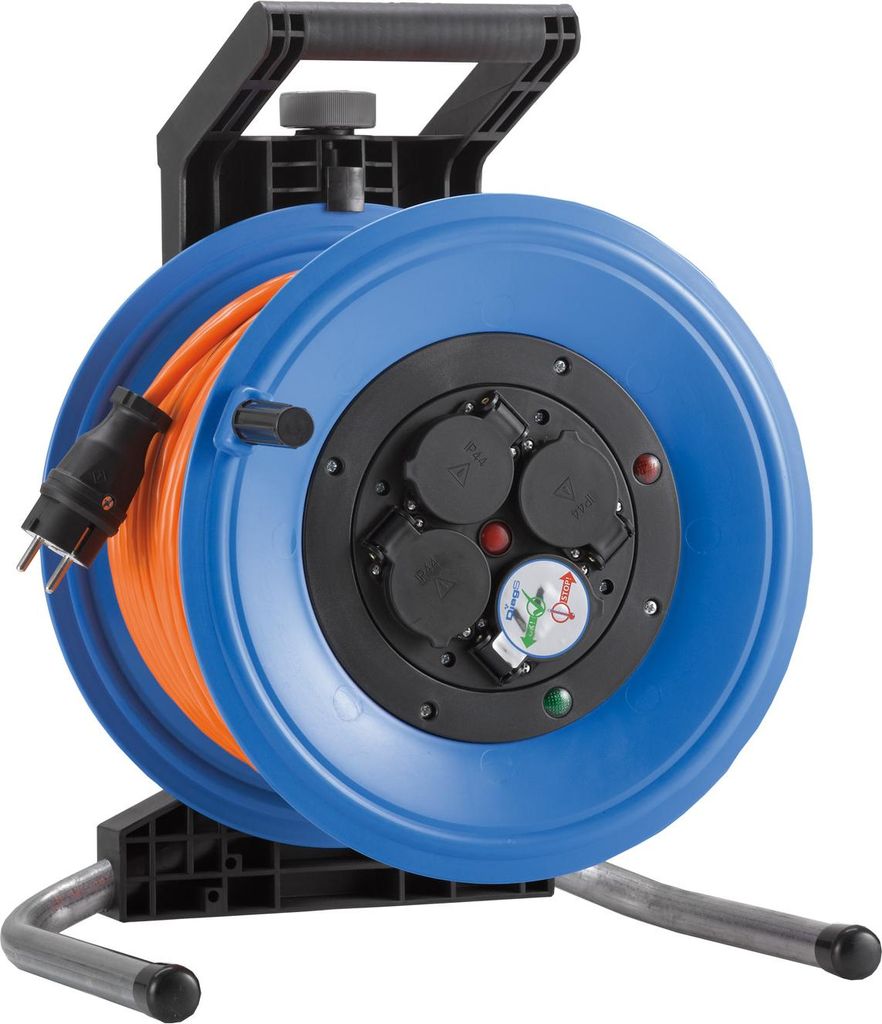 Hedi Kabeltrommel 40 m Professional Plus 320 Kabel H07BQ-F 3G2,5 4 Steckdosen