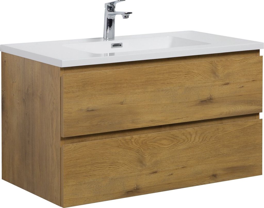 Badplaats Badmöbel Set mit Waschbecken und Unterschrank Produktbild 