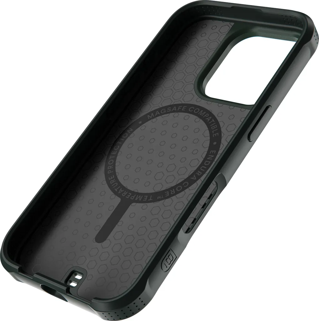 BodyGuardz Paradigm Pro iPhone 16 Pro Max MagSafe - Coque Verte Solide - 5