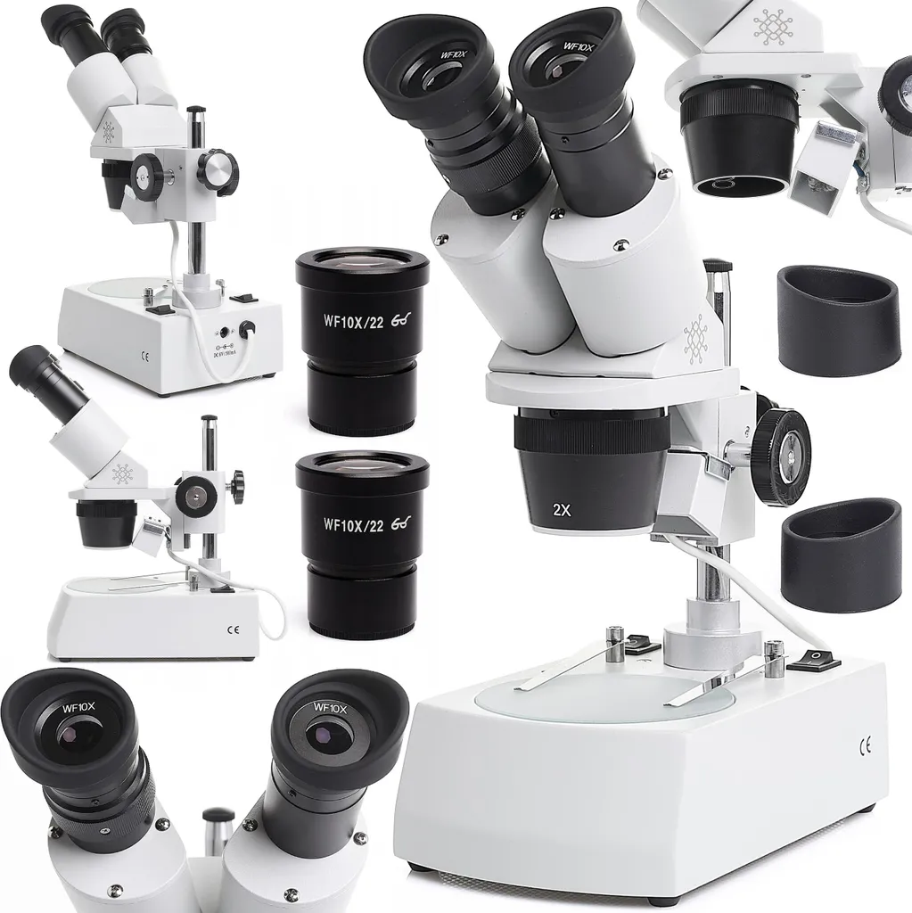 Stéréomicroscope pour électronique et joaillerie ST-4024-2L/11 LED