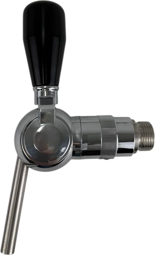 BieTal Waldau Kugel Zapfhahn Schankhahn Kompensator Chrom 5/8 Zoll 13mm Stutzen