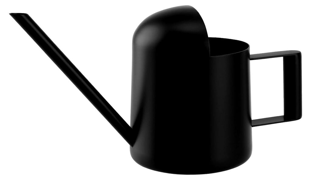 Gießkanne aus Edelstahl 300ml schwarz für Zimmerpflanzen
