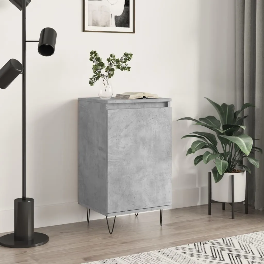 Maison Exclusive - Credenza grigio cemento 40x35x70 cm Materiale ligneo