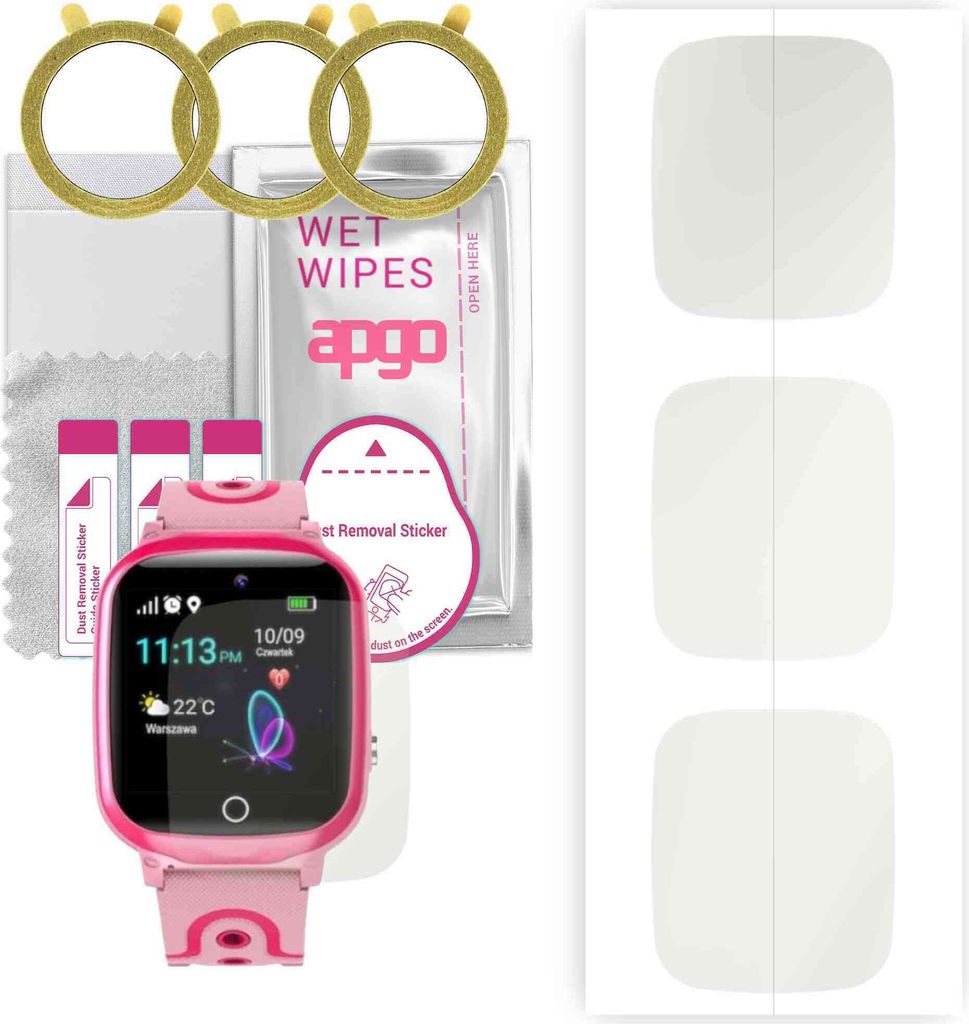 apgo 3 Stück Schutzfolie, Matt, kompatibel mit GoGPS K17 Produktbild 