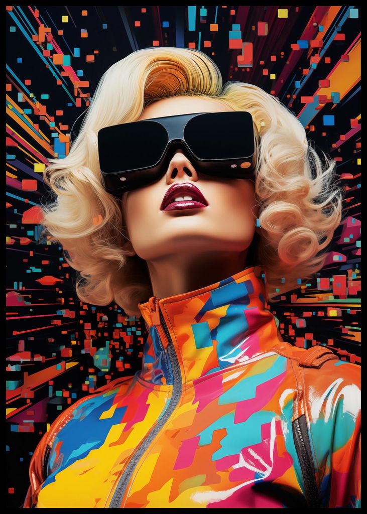 Plakat 59,4x84,1cm Retro Futurismus