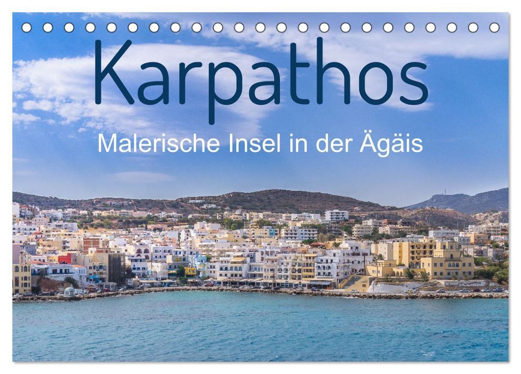 Karpathos - Malerische Insel in der Ägäis (Tischkalender 2027 DIN A5 quer), CALVENDO Monatskalender