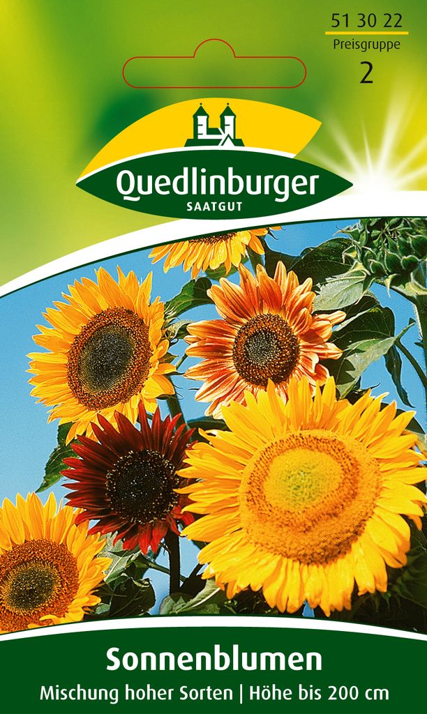 Sonnenblume, Mischung hoher Sorten Produktbild 