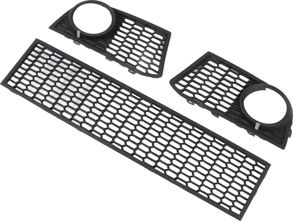 Grille Centrale Inférieure de Pare-chocs avec Enjoliveurs Antibrouillard