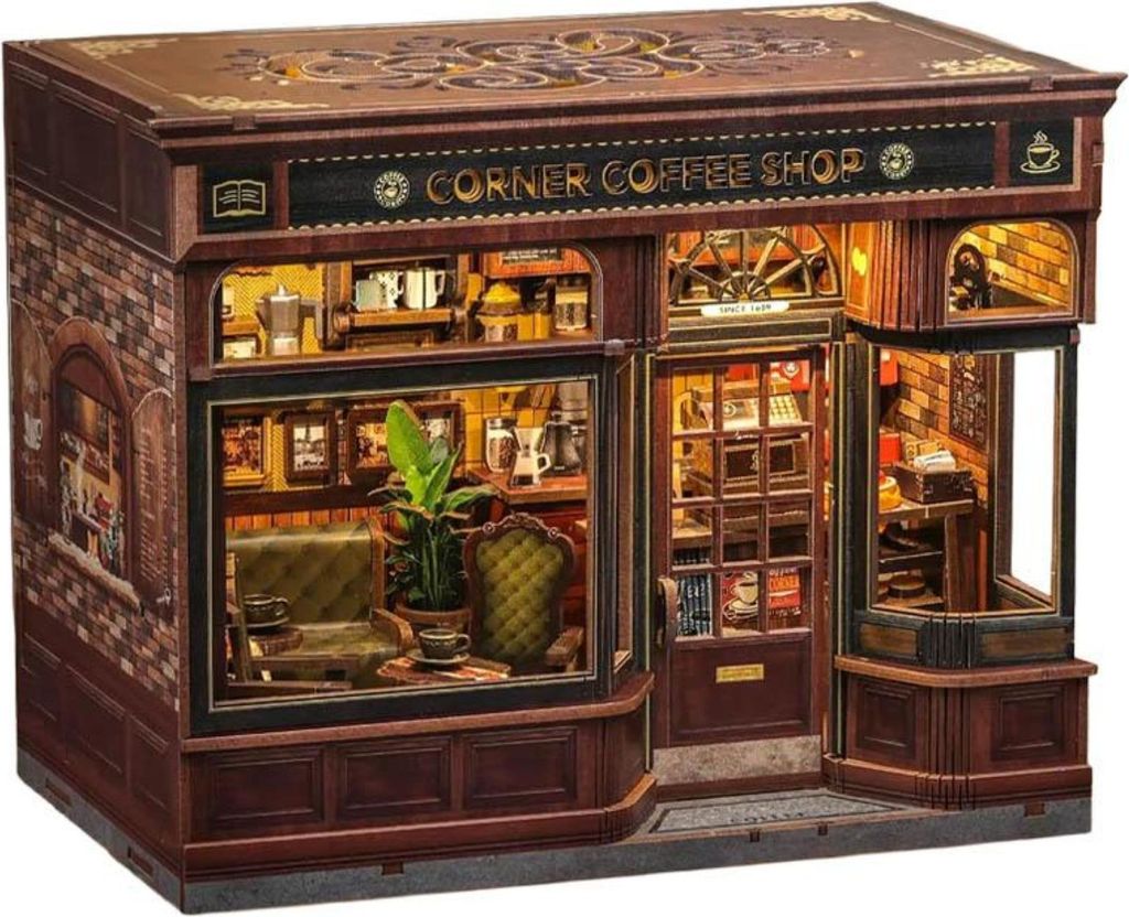 Habarri | DIY Book Nook - Café - Puzzle 3D - Miniatur Haus Produktbild 