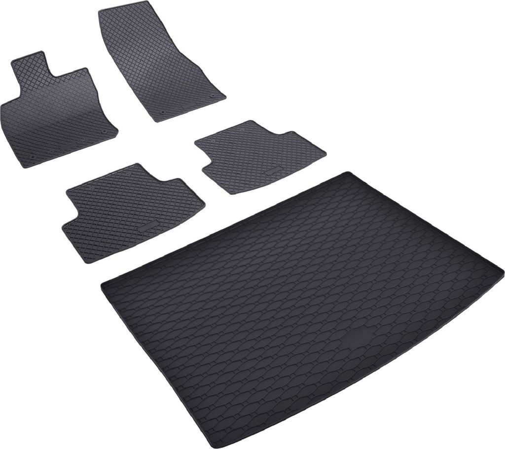 Z550860 Kofferraumwanne+Fußmatten passend für Skoda Karoq NU7 Geländewagen SUV 5türer 2017-