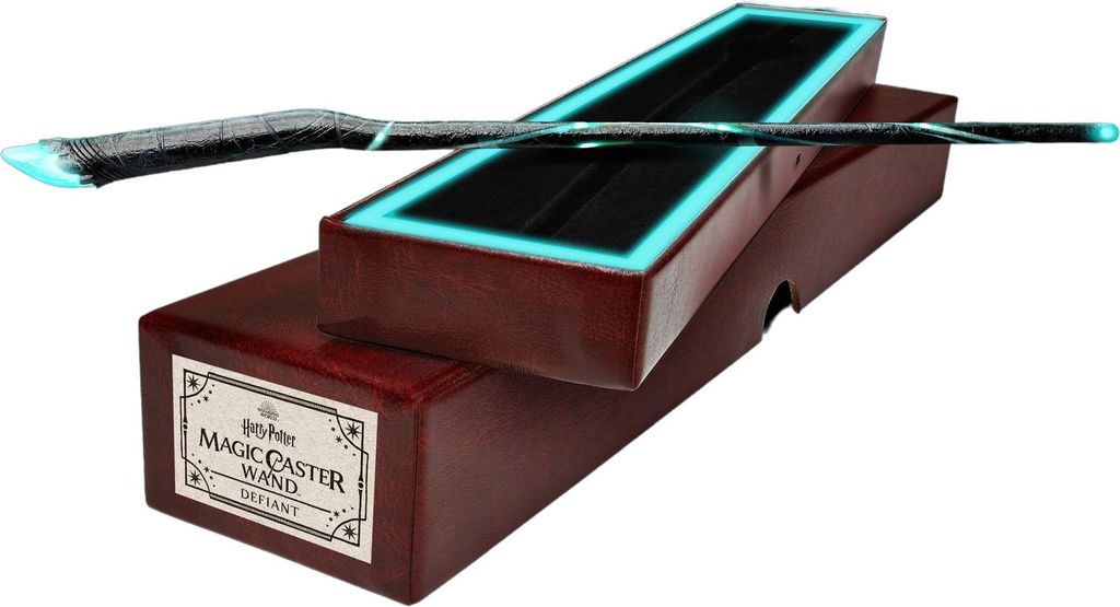 Harry Potter Zauberstab Magic Caster Wand Defiant Blau Neu Produktbild 