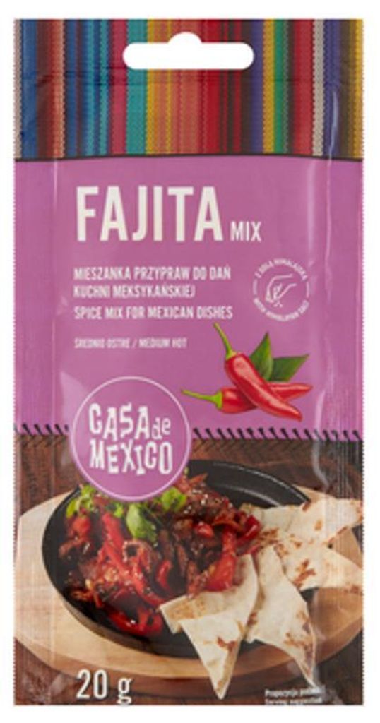 Casa de Mexico Przyprawa do fajita 20g Zdjęcie produktu 