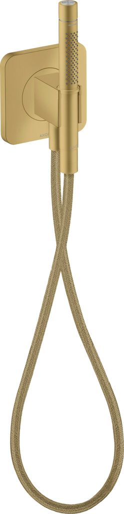 hansgrohe AXOR Citterio C Portereinheit 120/120 softsquare mit Stabhandbrause 2-jet und Textilbrauseschlauch, 49626950