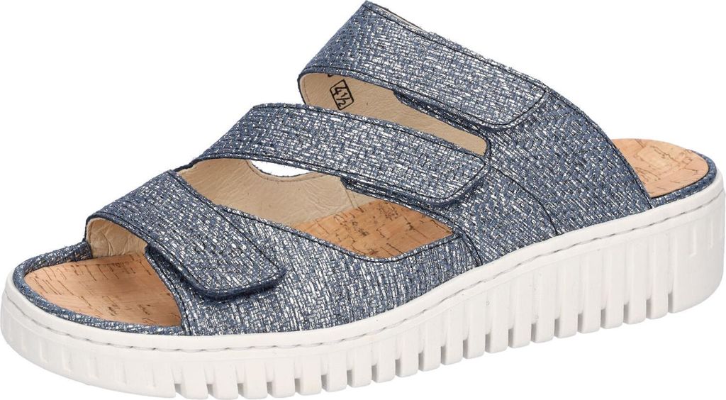 Waldläufer H-Willow Pantolette Blau in Gr. 40.5 Produktbild 