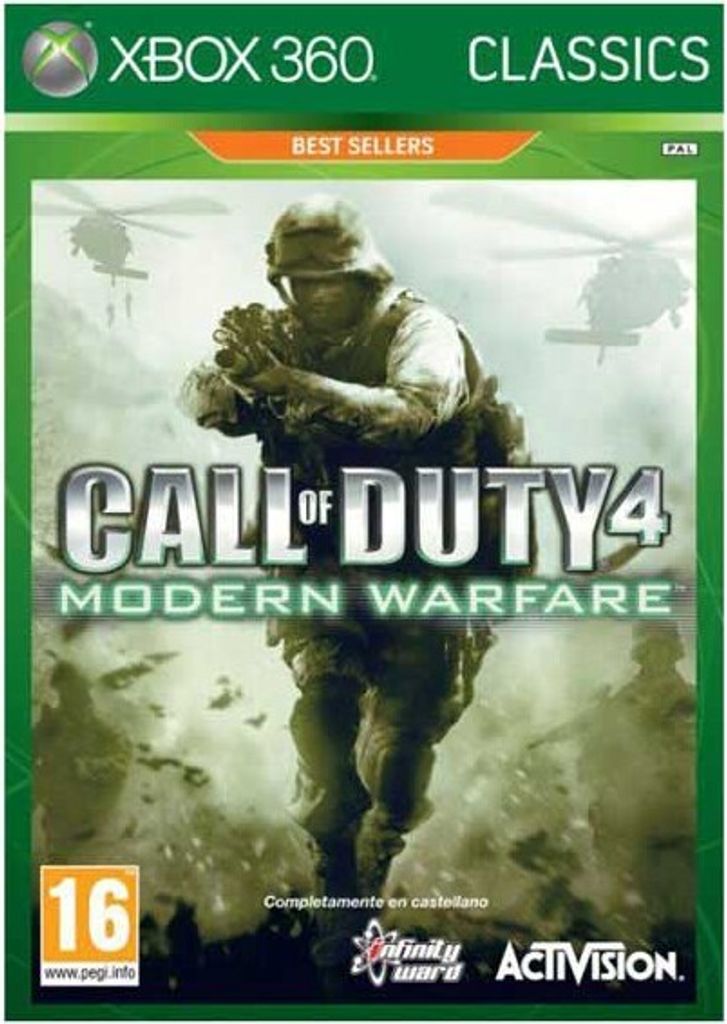 Xbox Games 360 Call Of Duty 4 Modern Warfare Classics PAL PAL