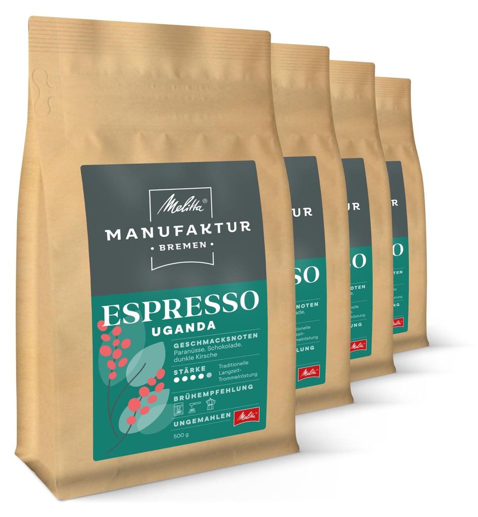 Melitta Manufaktur-Kaffee Espresso Uganda Produktbild 