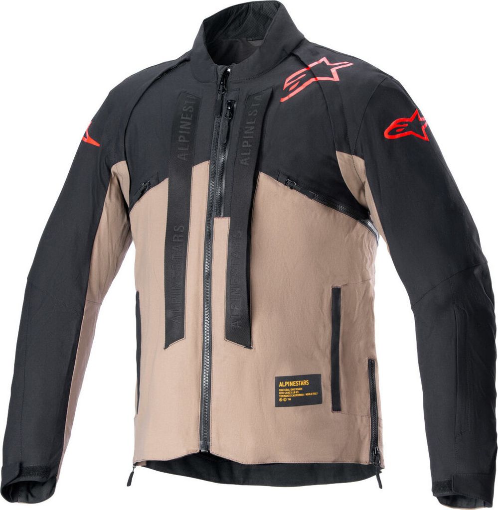 Alpinestars Techdura Motocross Jacke, schwarz/braun, S