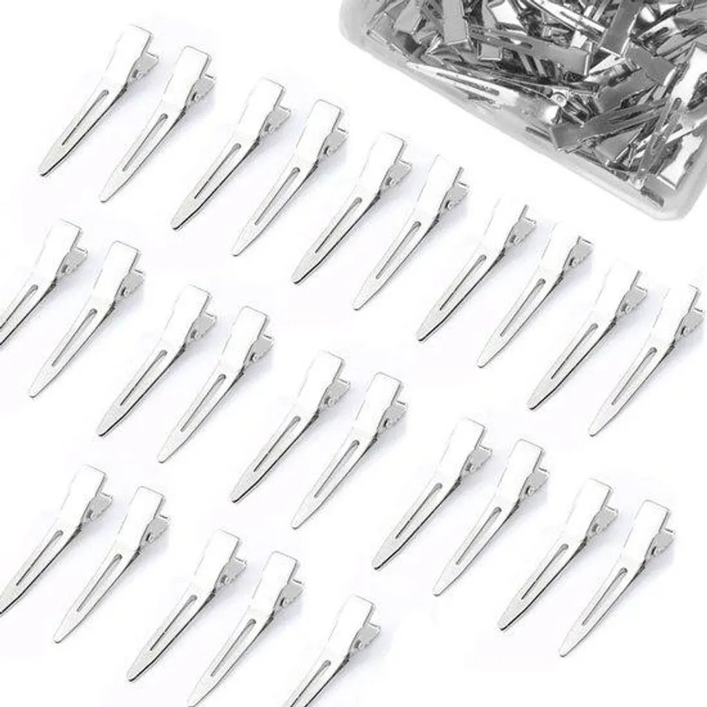 Fixez vos mèches rebelles avec ces barrettes 9 cm en métal lot de 30