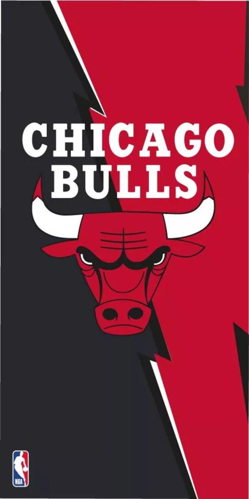 Asciugamano in spugna NBA Chicago Bulls Immagine del prodotto 