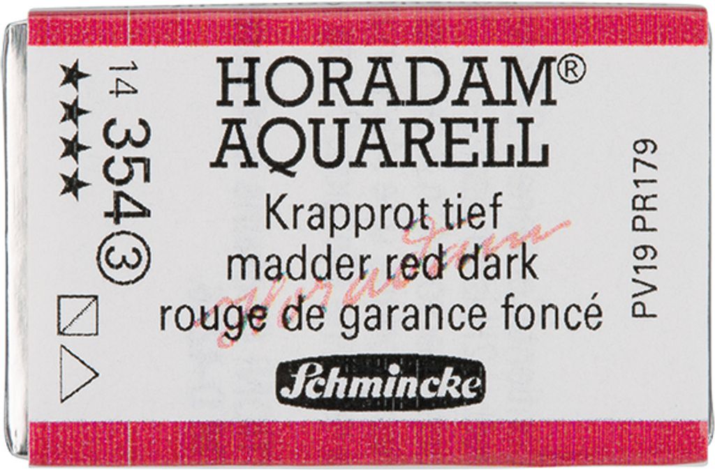 Schmincke HORADAM Aquarell Krapprot tief Aquarell  14 354 043 1/1 Naepfchen
