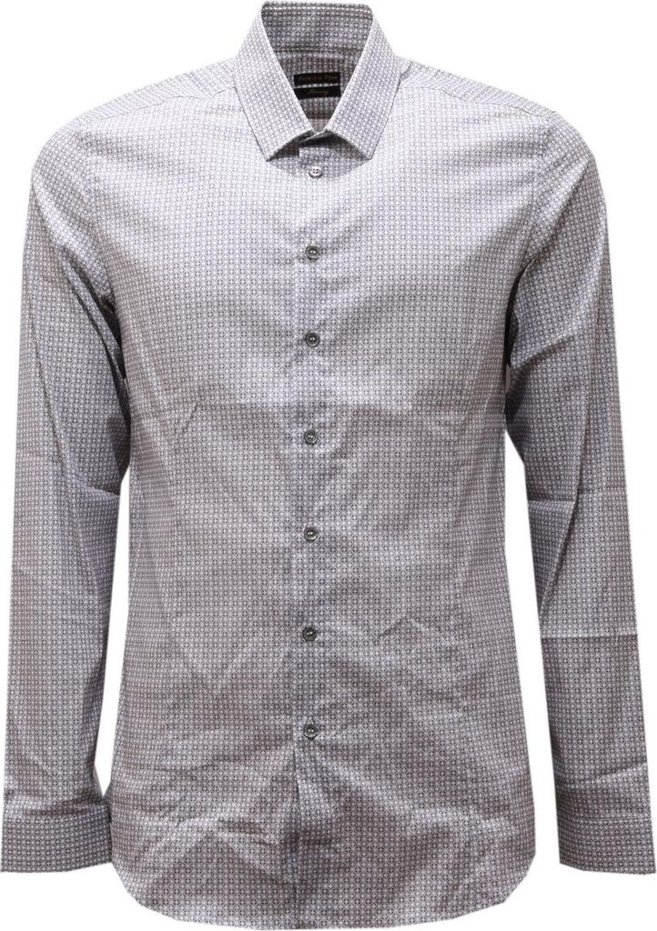 camicia uomo PATRIZIA PEPE grey/black shirt men