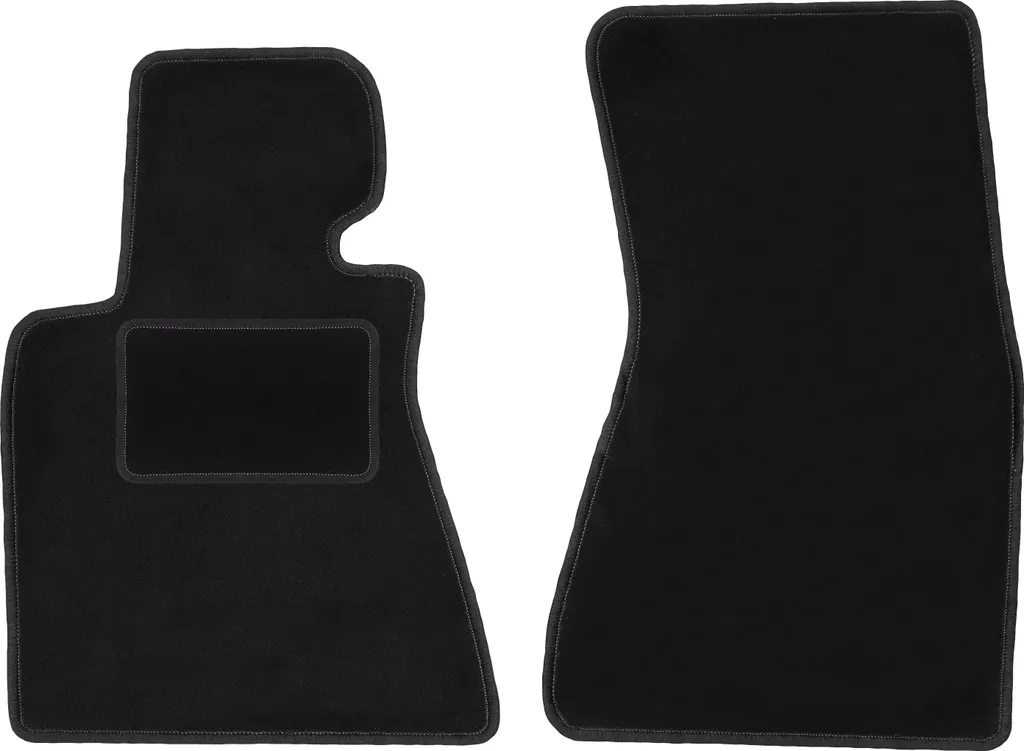 Tappetini Anteriori in Velluto per BMW Serie 7 E65 (2001-2008) - Nero