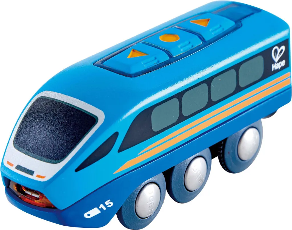 Train télécommandé E3726 Hape : locomotive radiocommandée haute précision